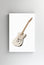 Tablou Canvas - Chitara beige pe fundal alb