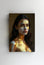Tablou Canvas - Femeie portret White and gold painted