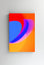 Tablou Canvas - Forme abstracte blur oranj albastru
