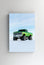 Tablou Canvas - Monster truck verde in zapada