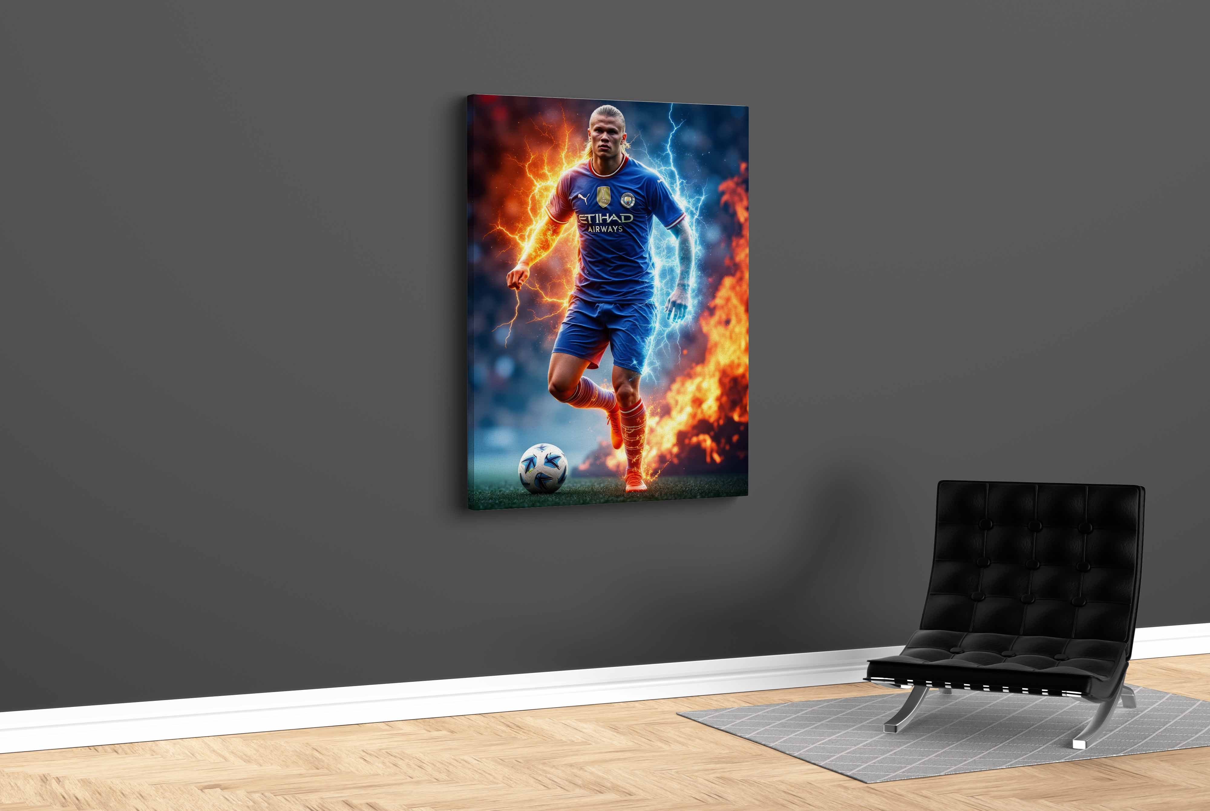 Tablou Canvas - Erling Haaland Strike