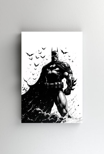 Tablou Canvas - Batman cu lilieci
