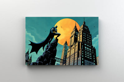 Tablou Canvas - Batman in lumina lunii
