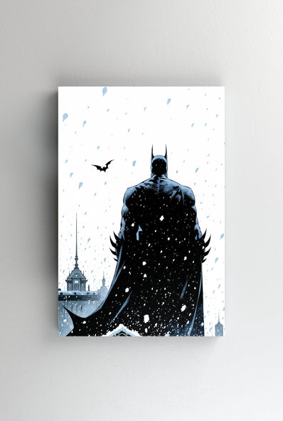 Tablou Canvas - Cavalerul Negru furtuna de zapada