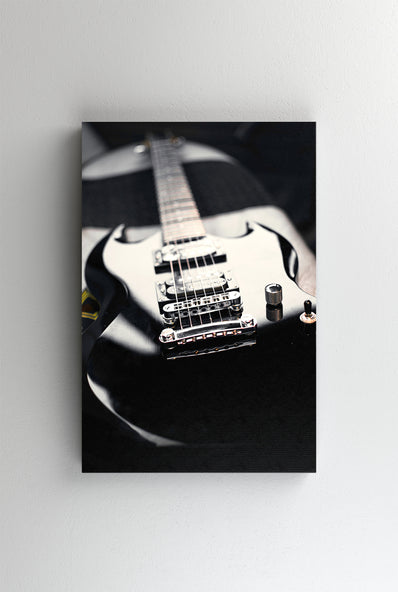 Tablou Canvas - Chitara electrica in contre jour