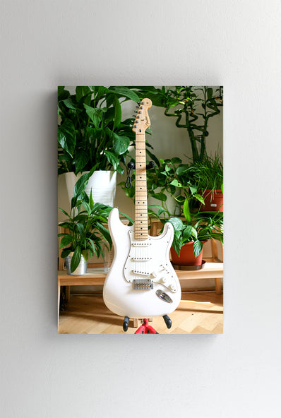 Tablou Canvas - Chitara pe fundal inverzit