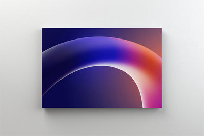 Tablou Canvas - Curba gradient abstract fundal blur