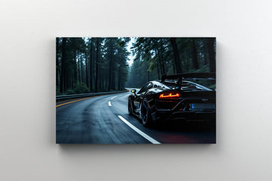 Tablou Canvas - Cursa cinematica in padure