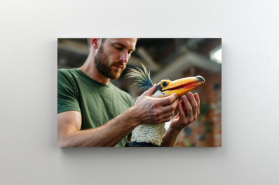 Tablou Canvas - Dinozaur la tuns