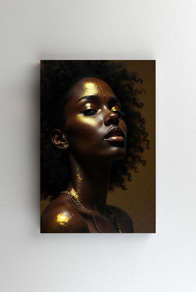 Tablou Canvas - Femeia creata africana funky