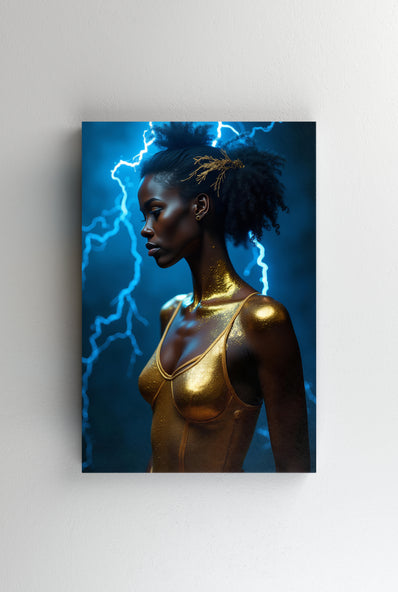 Tablou Canvas - Femeia murdara de aur