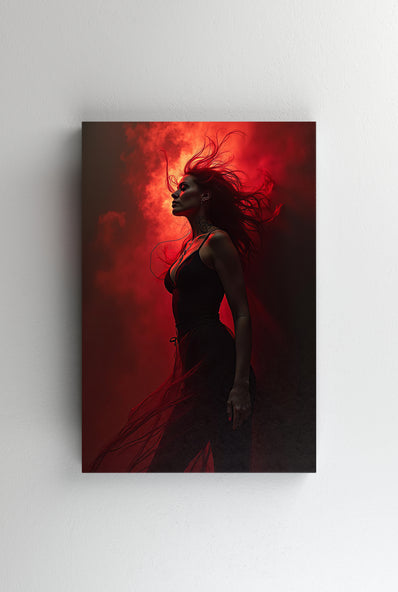 Tablou Canvas - Inflacararea unei femei cu caracter