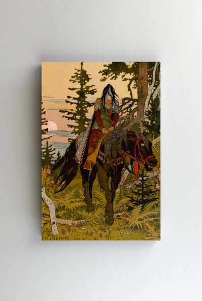 Tablou Canvas - Ivan Bilibin - Calaretul de Miazănoapte