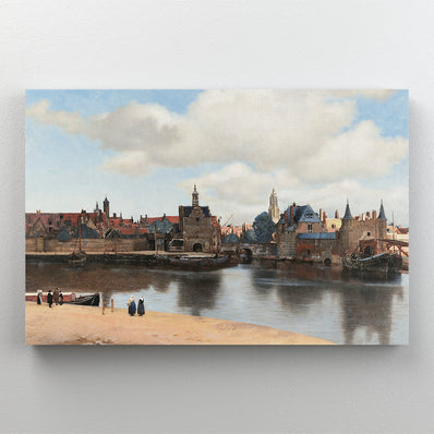 Tablou Canvas - Johannes Vermeer - View of Delft - Vedere din Delft