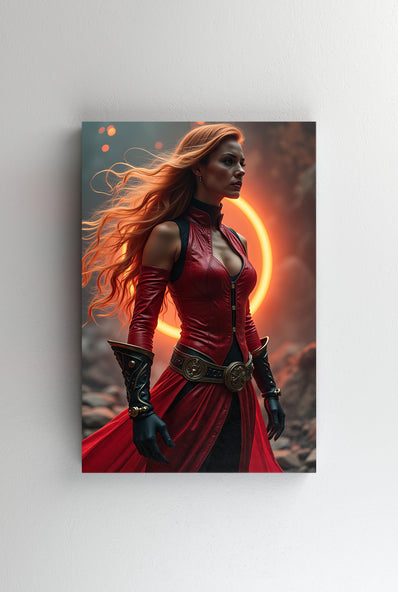 Tablou Canvas - Lina the fire sister cosplay