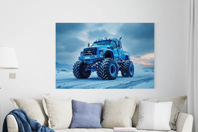 Tablou Canvas - Monstertruck pe gheata