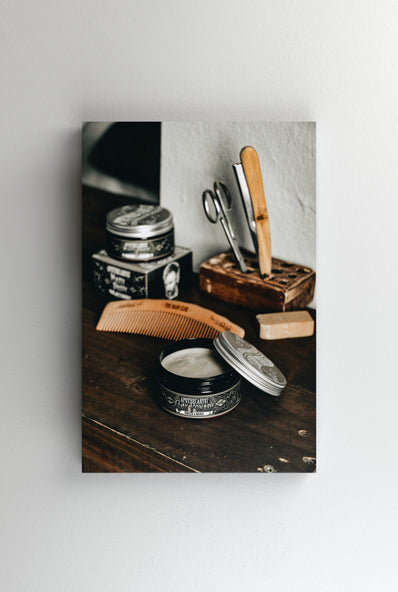 Tablou Canvas - Natura statica obiecte frizerie