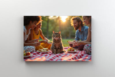 Tablou Canvas - Pisica scafandru in reciful cu corali