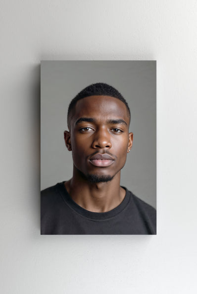 Tablou Canvas - Portret barbat tanar frizura noua