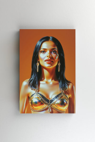 Tablou Canvas - Portret cu femeie stralucitoare