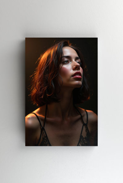 Tablou Canvas -  Portret senzual femeia expresiva