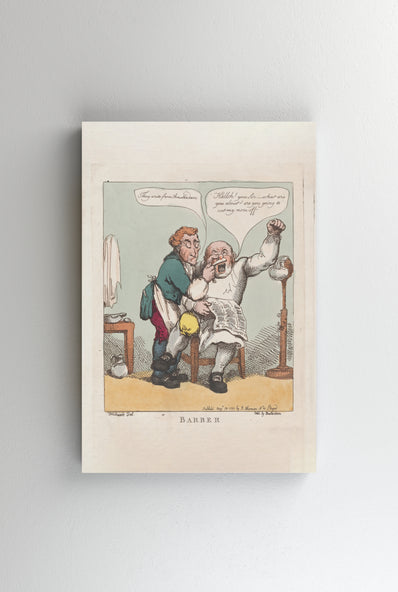 Tablou Canvas - Poster Moment Comic la Barbier