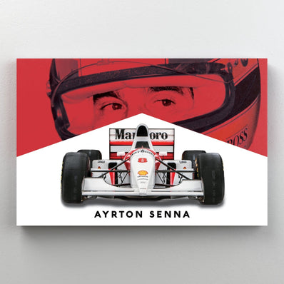 Tablou Canvas - Ayrton Senna McLaren