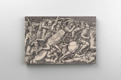 Tablou Canvas -  Nicolas Beatrizet - Roman Soldiers in Combat with the Dacians