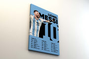 Tablou Canvas - Lionel Messi Argentina Infografic V1