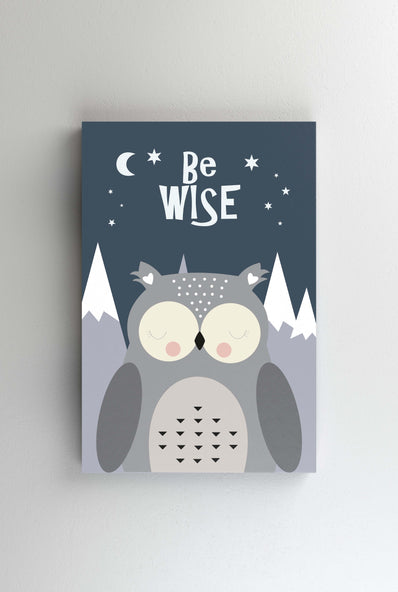 Tablou Canvas - Bufnita be wise