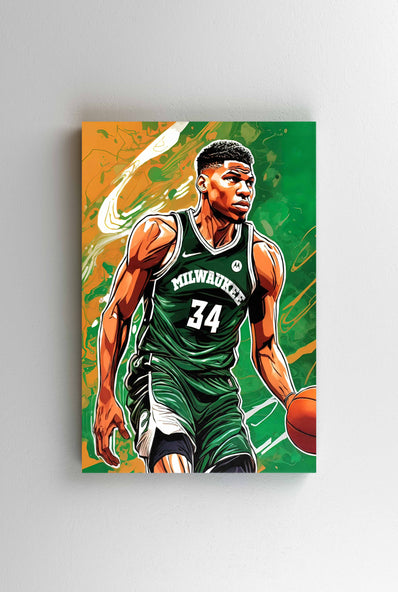 Tablou Canvas - Giannis Antetokounmpo [XS]