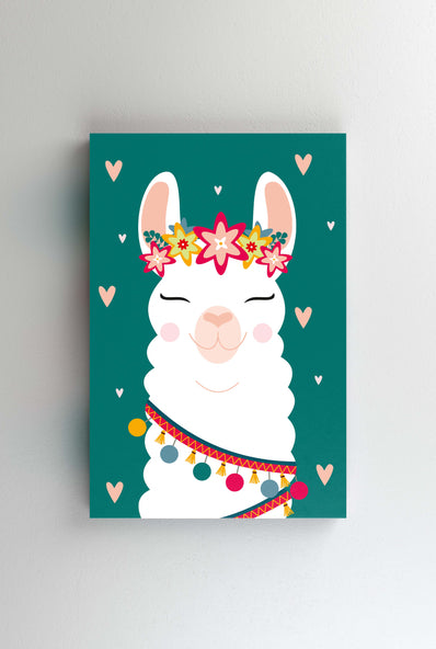 Tablou Canvas - Lama draguta