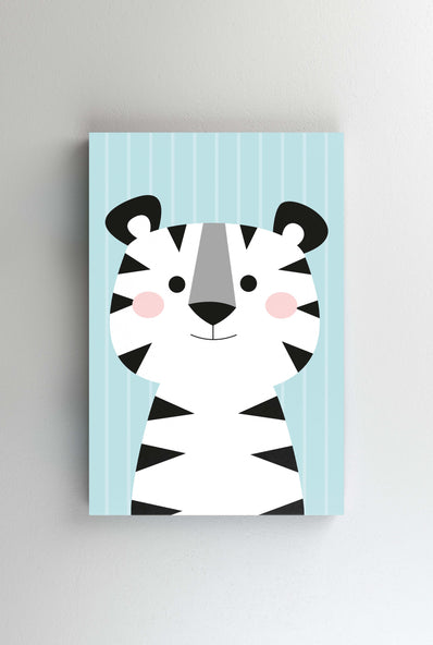 Tablou Canvas - Tigru alb dragut