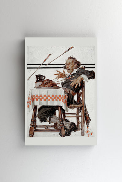 Tablou Canvas - Startled Pilgrim - Joseph Christian Leyendecker