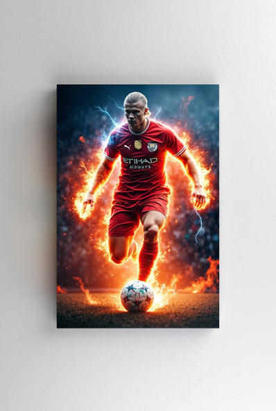Tablou Canvas - Erling Haaland Dramatic