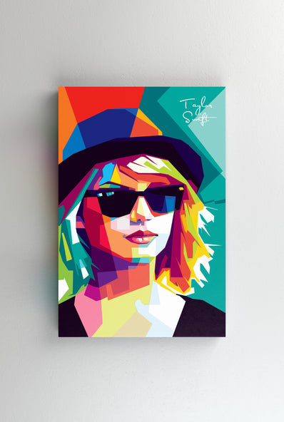 Tablou Canvas - Taylor Swift - Abstract Geometric