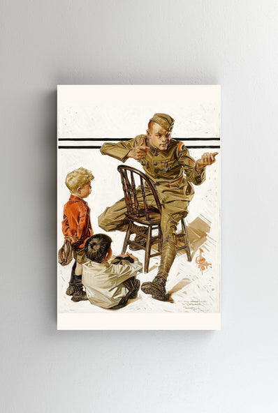 Tablou Canvas - The Hero's War - Joseph Christian Leyendecker