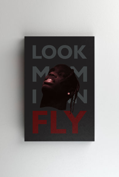 Tablou Canvas -  Travis Scott - Look Mom I Can Fly