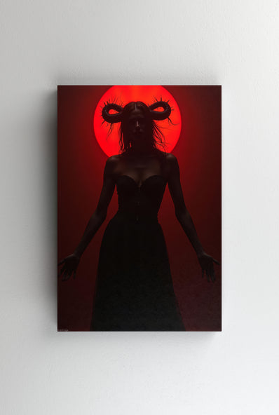 Tablou Canvas - Vrajitoare sub luna plina