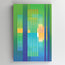 Tablou Canvas - Abstract Lines Geometry - Albastru