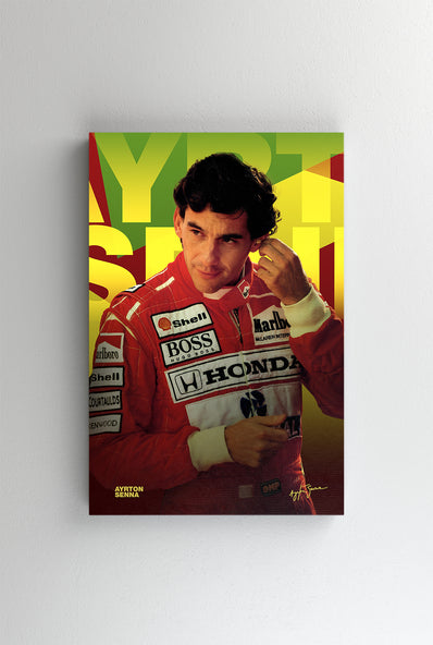 Tablou Canvas - Ayrton Senna - 2025 - Portret