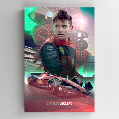 Tablou Canvas - F1 - Charles Leclerc Stoplight