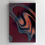 Tablou Canvas - Tablou abstract maroon cu albastru si portocaliu