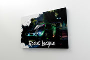 Tablou Canvas - Rocket League Green Car