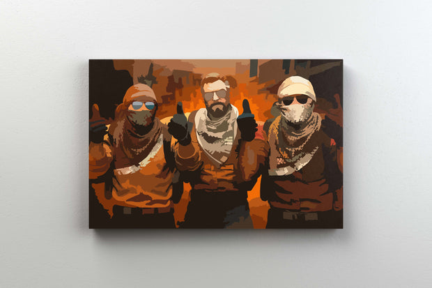 Tablou Canvas - Happy Terrorists