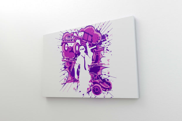 Tablou Canvas - Pubg Purple Explosion