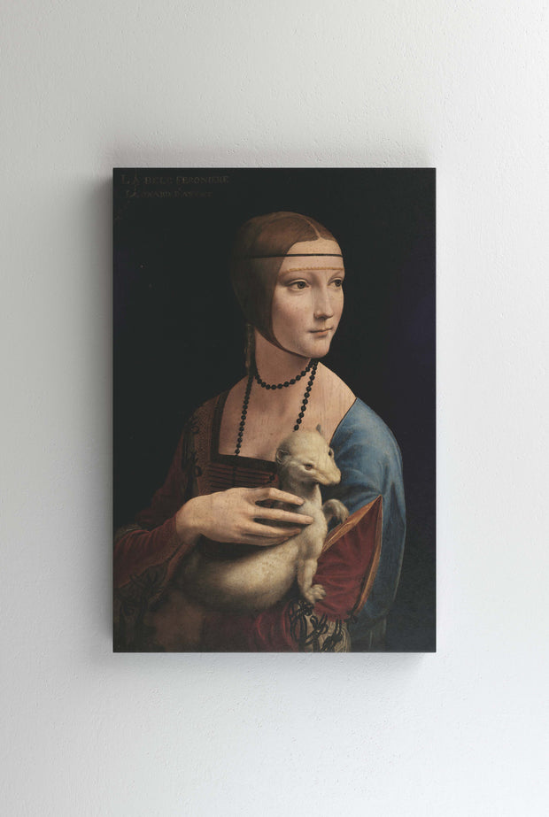 Tablou Canvas - Leonardo da Vinci - Lady with an Ermine
