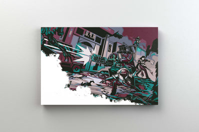 Tablou Canvas - Pubg MiniGun