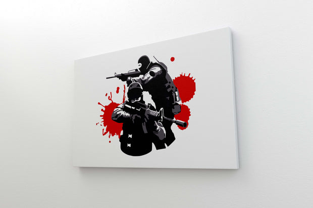 Tablou Canvas - Minimalist Counter Terrorist