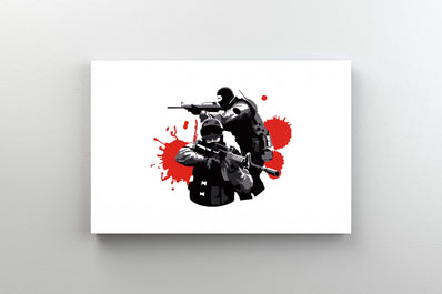 Tablou Canvas - Minimalist Counter Terrorist